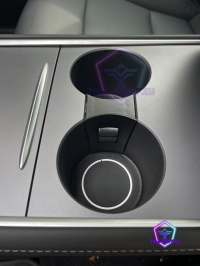 Center console cup holder divider for Tesla Y & 3